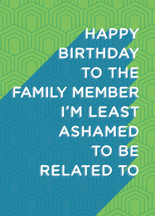 Birthday Card - Related To - Joshua & Company