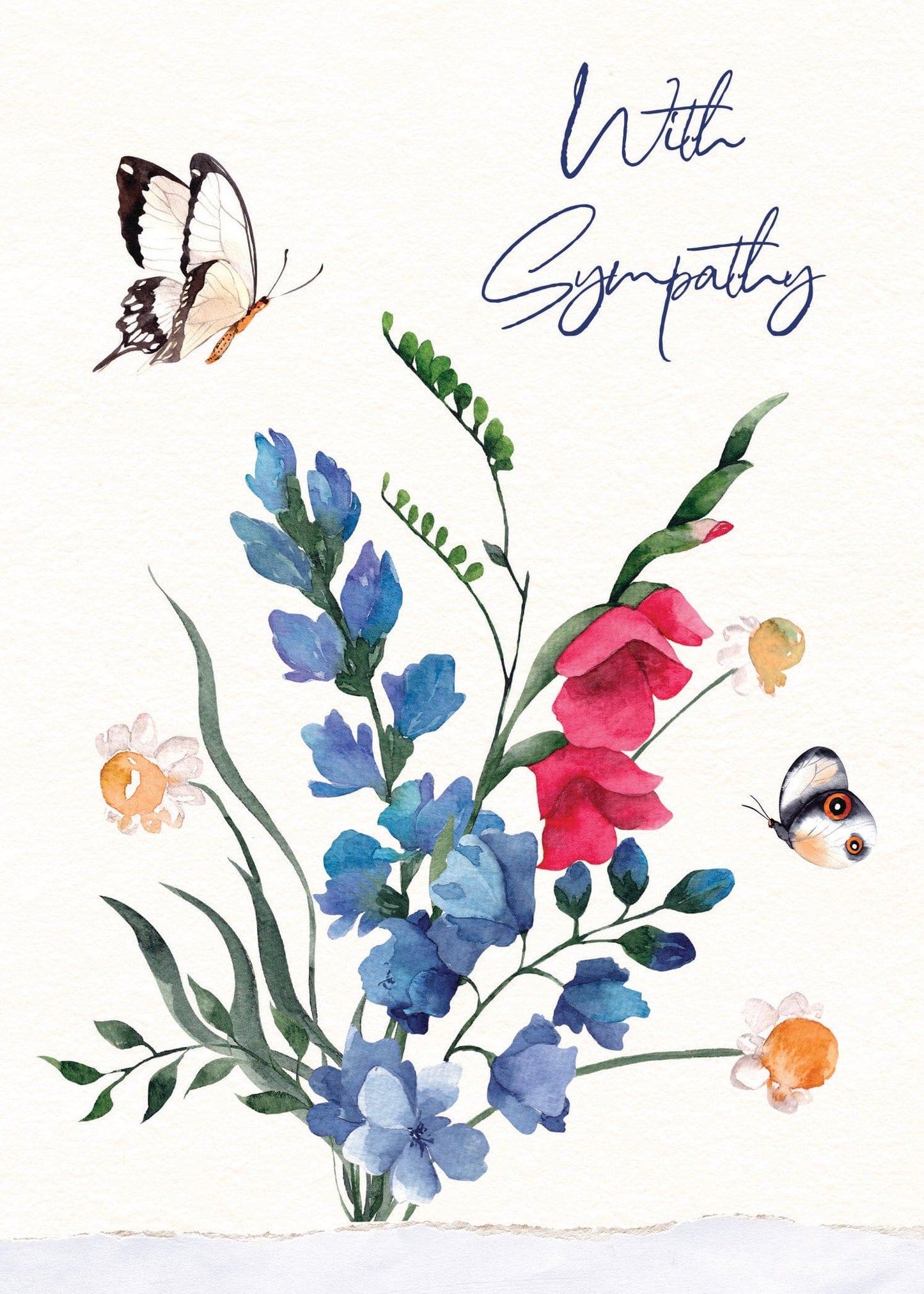 Sympathy Card - With Sympathy