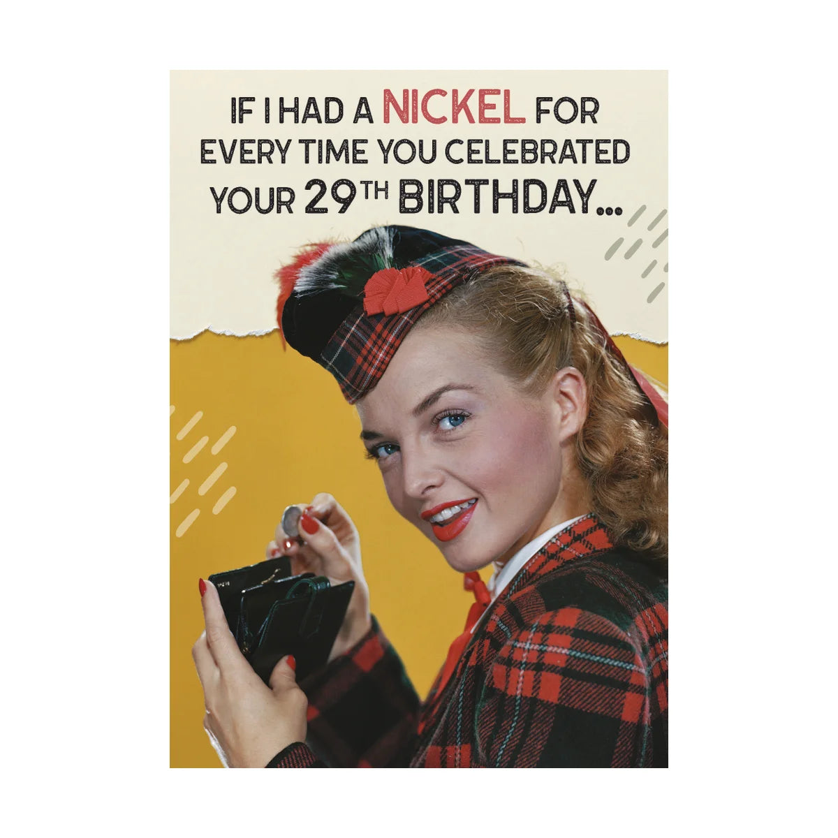 Nickel for a Birthday - Birthday Card