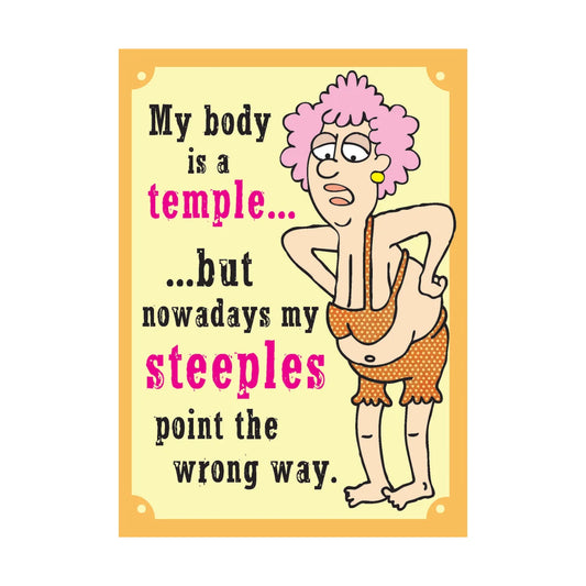 Steeples Birthday Card