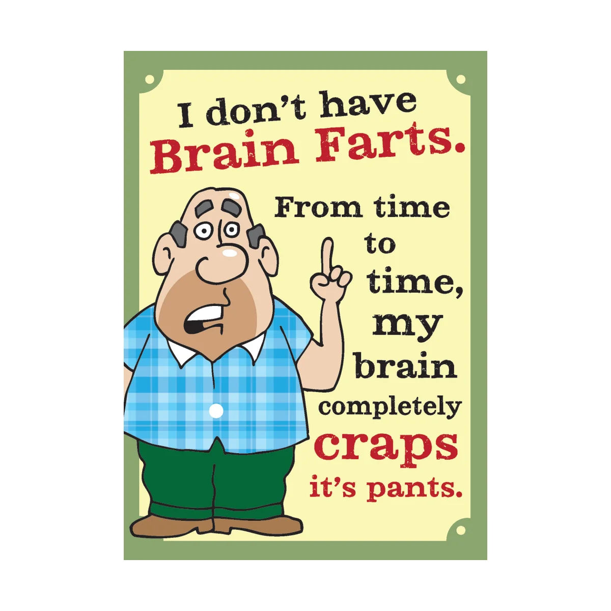 Brain Farts Birthday Card