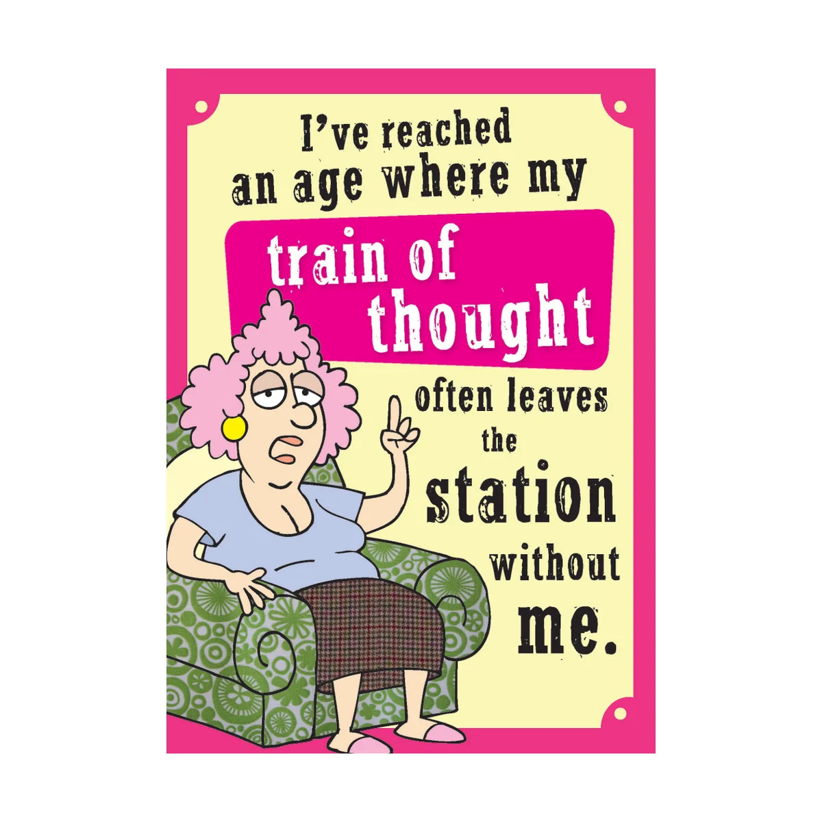 Train of Thought Birthday Card