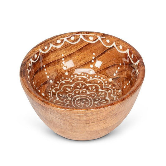 Sunburst Wooden Bowl - Medium