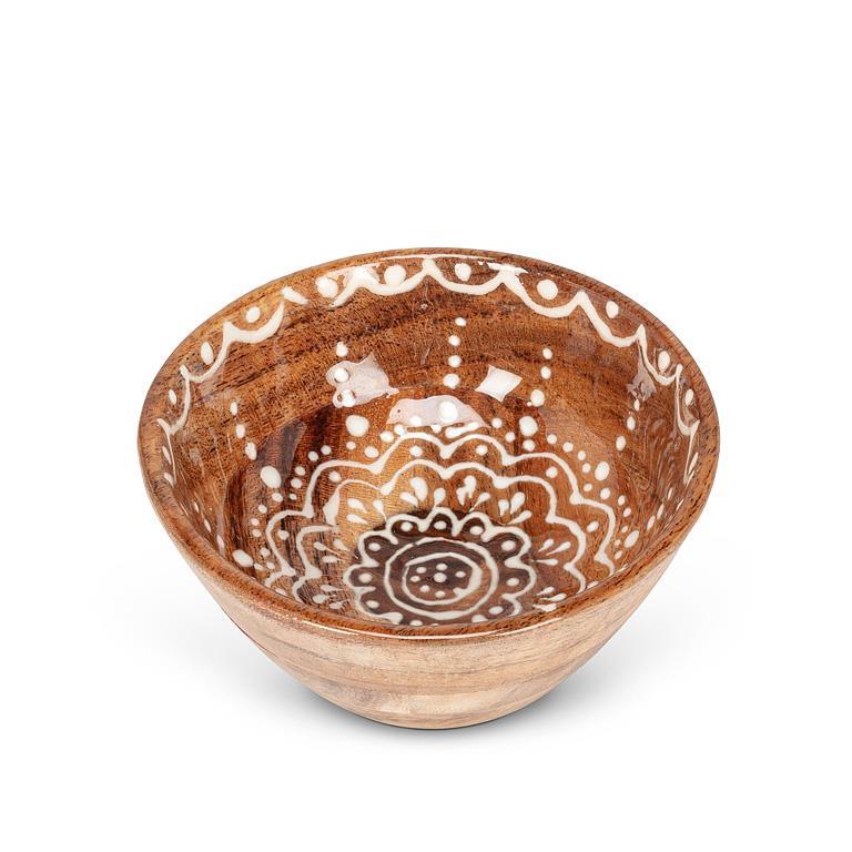 Sunburst Wooden Bowl - Small