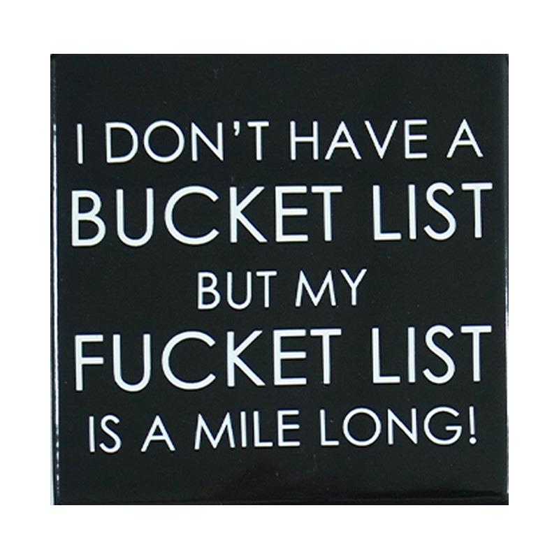 Bucket List Coaster