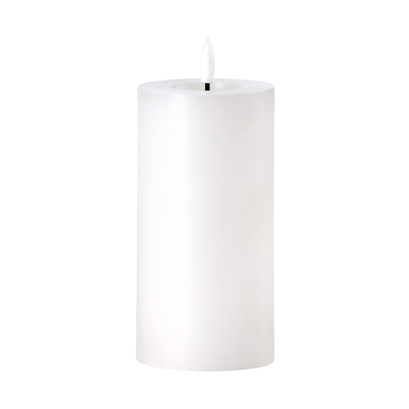 White LED Candle 3x6"