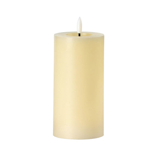 Cream LED Flameless Candle 3x6"