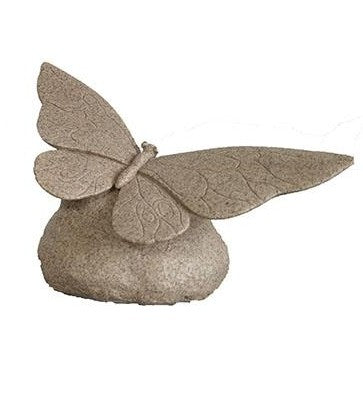 Butterfly on Rock Decor