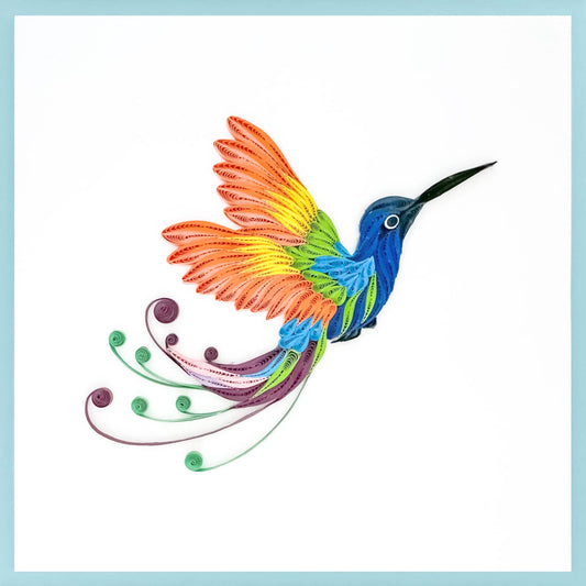 Hummingbird Quilling Paper Art