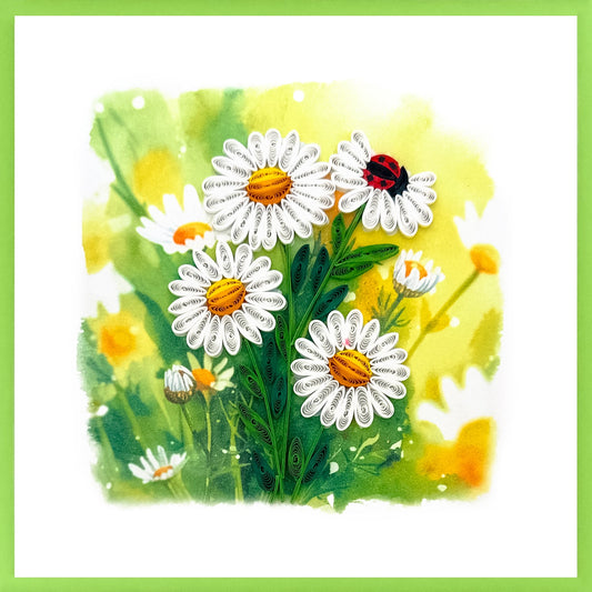 Quilling Card - Daisy Ladybug - Joshua & Company