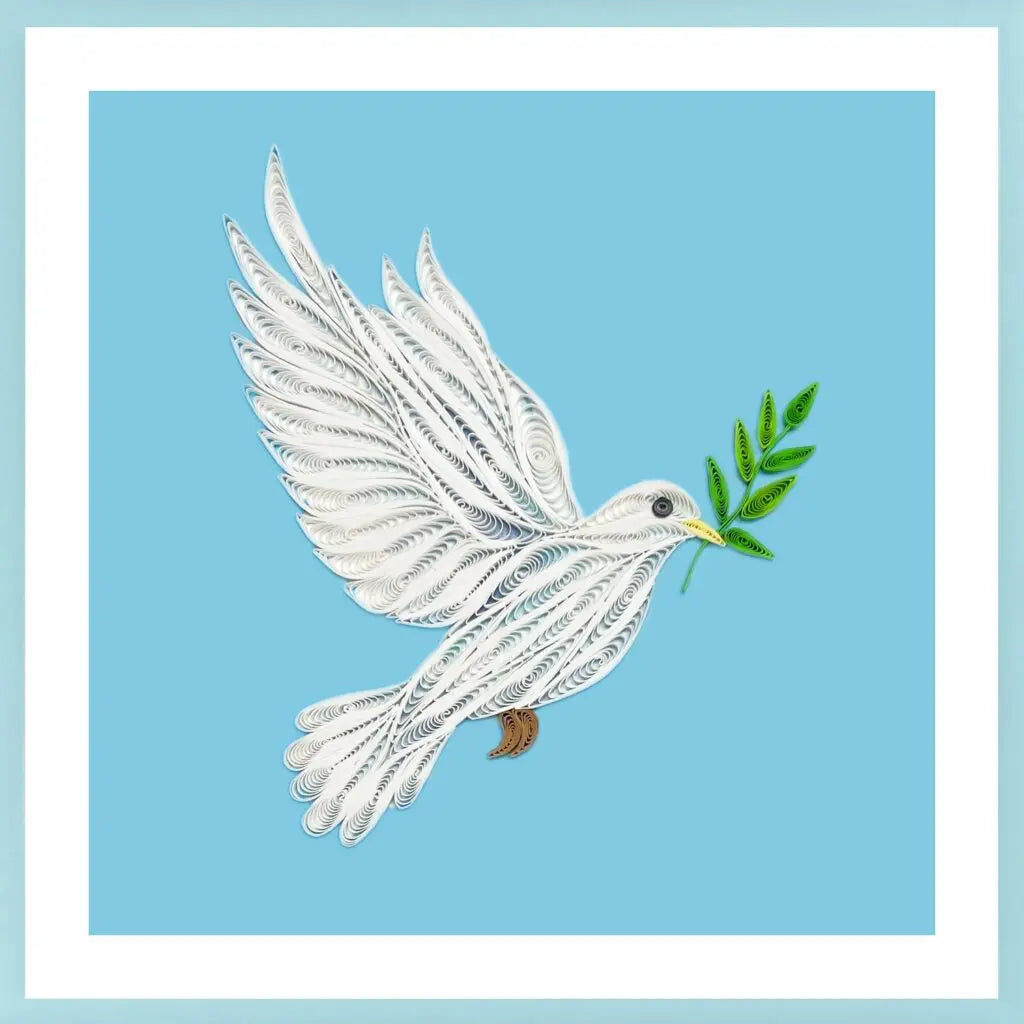 Quilling Card - Blank Dove