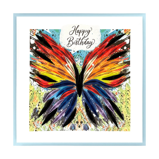 Butterfly Paint Quilling Paper Art Card