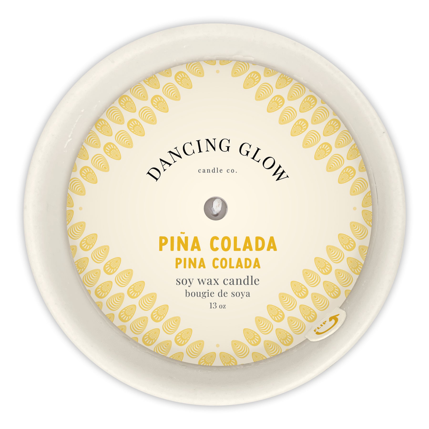 Dancing Glow Candle- Pina Colada - Joshua & Company