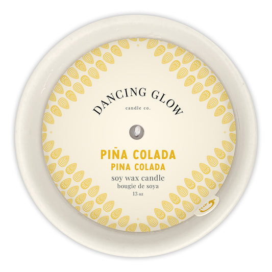 Dancing Glow Candle- Pina Colada - Joshua & Company