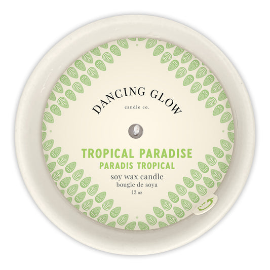 Dancing Glow Candle- Tropical Paradise - Joshua & Company