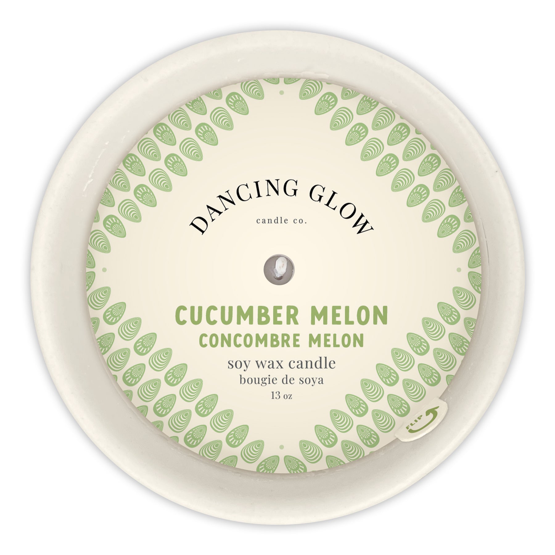 Dancing Glow Candle- Cucumber Melon - Joshua & Company