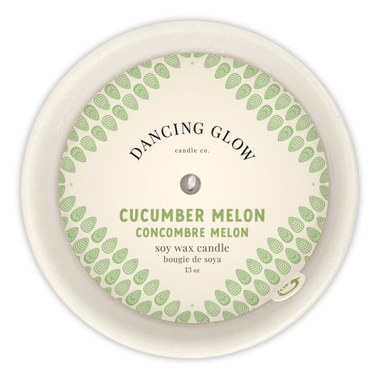 Dancing Glow Candle- Cucumber Melon - Joshua & Company