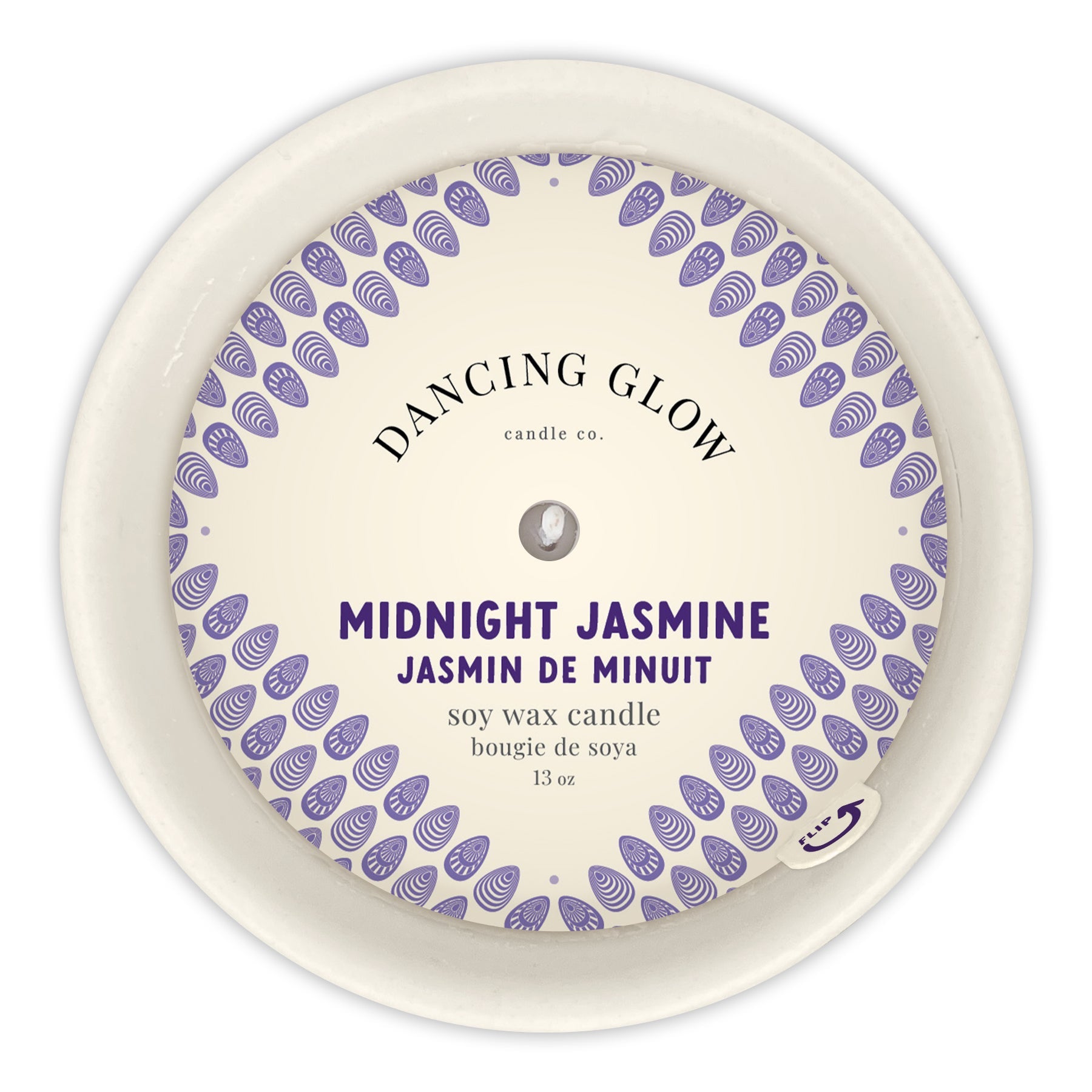 Dancing Glow Candle- Midnight Jasmine - Joshua & Company