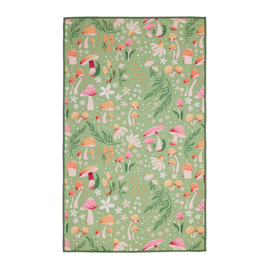 Microfiber Dish Towels - Mushroom Meadow