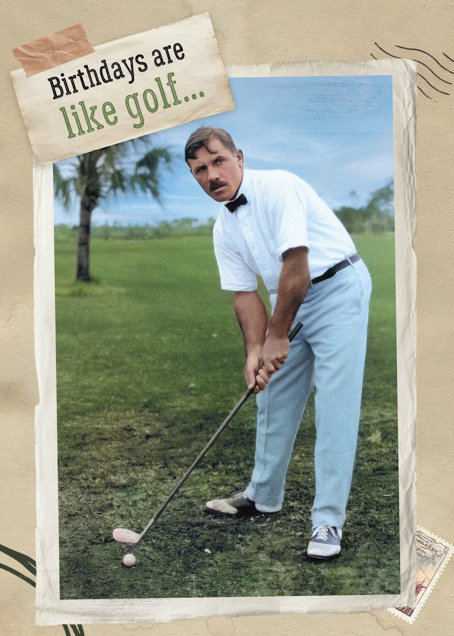Birthday Card - Like Golf