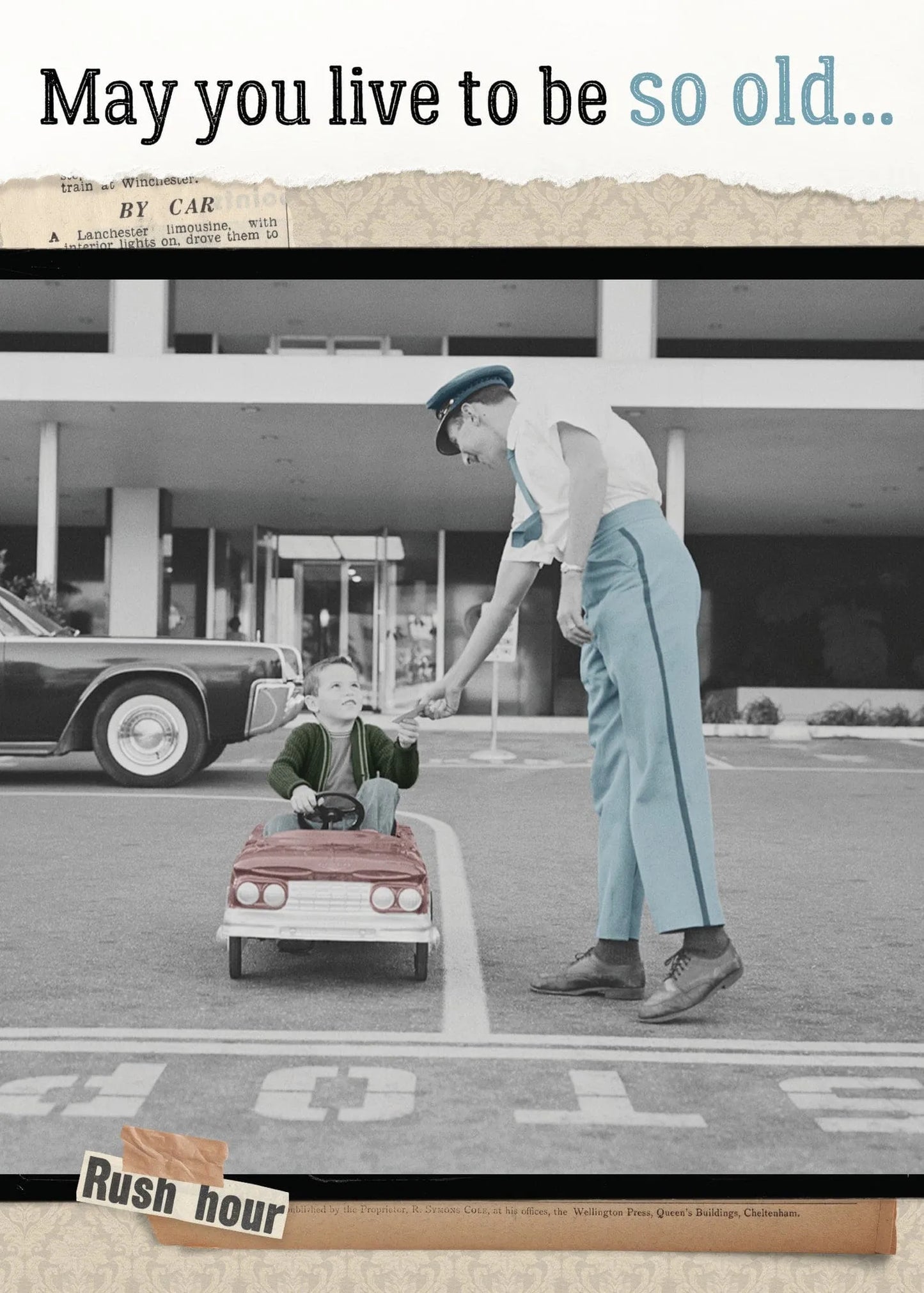 Birthday Card - Your Driving Terrifies People