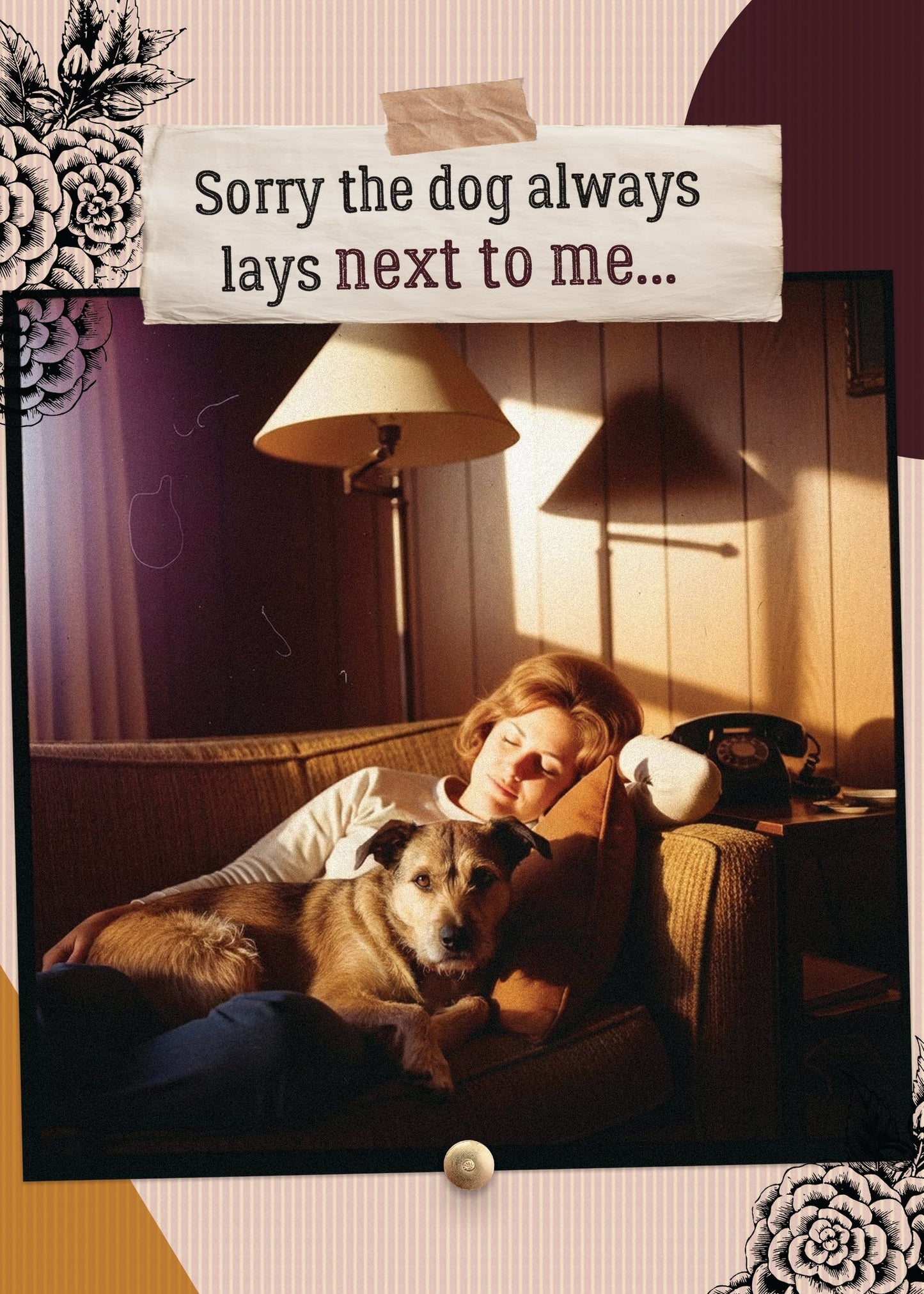 Anniversary Card - Sorry the Dog
