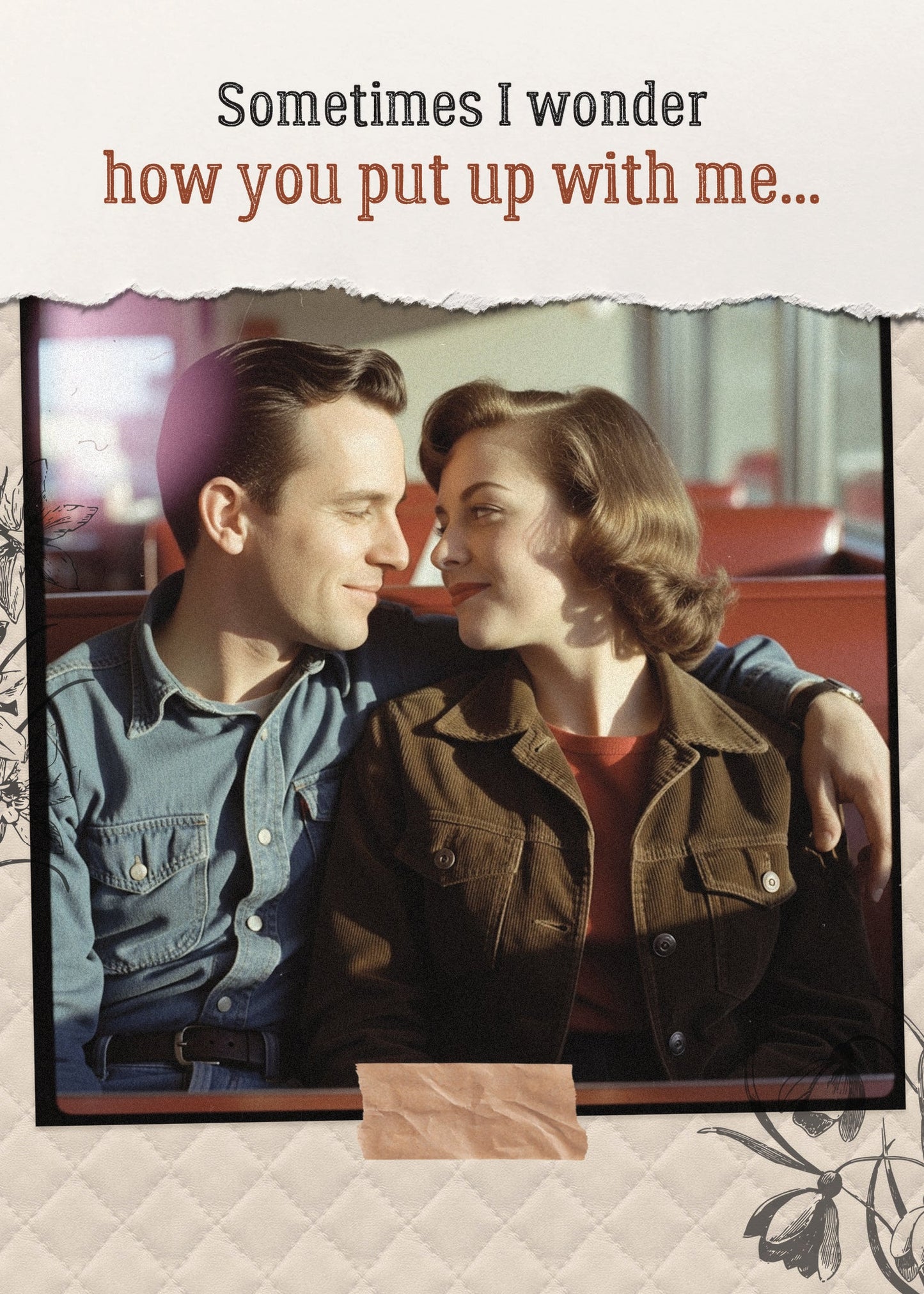 Anniversary Card- How You Put Up