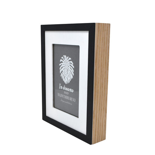 Black and White 4x6 Photo Frame