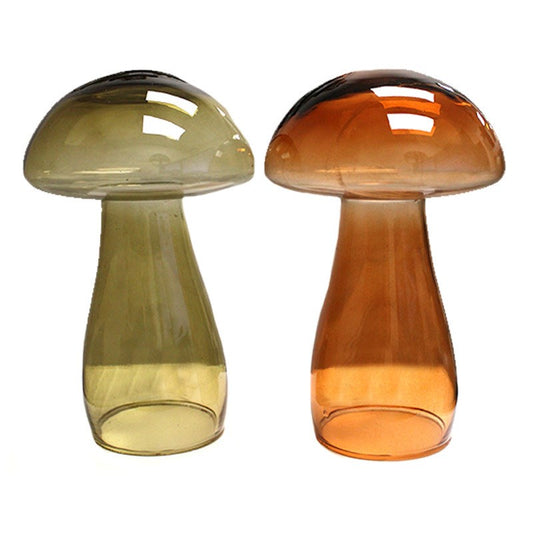 Glass Mushroom - Large (assorted colours)