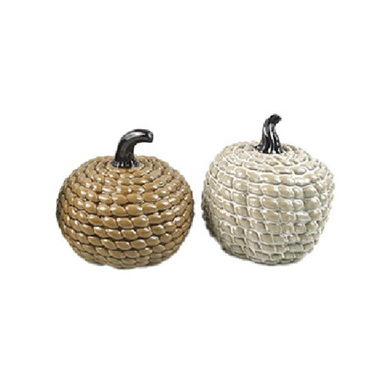 Ceramic Textured Pumpkin  - Assort