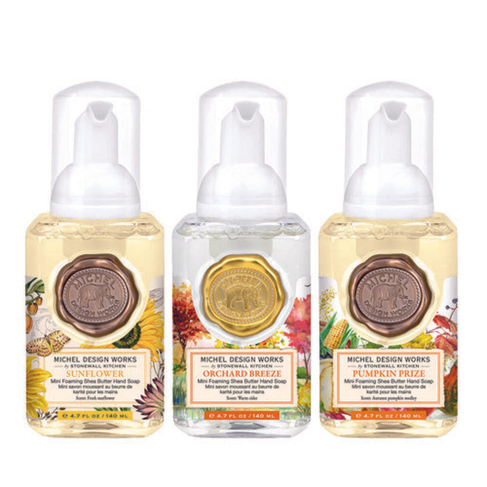 Michel Design Works Mini Trio Foamers Sunflower/Orchard Breeze/Pumpkin Prize