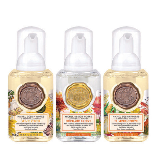 Michel Design Works Mini Trio Foamers Sunflower/Orchard Breeze/Pumpkin Prize