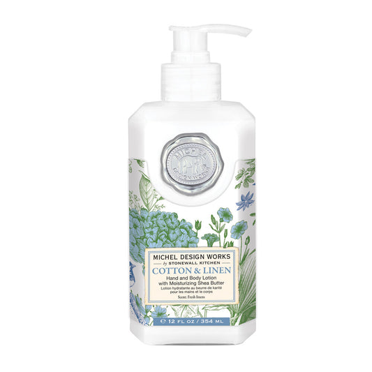 Michel Design Works  Cotton & Linen Hand & Body Lotion