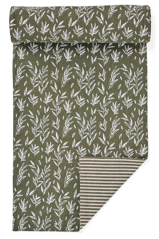 Reversible Green Table Runner 109"