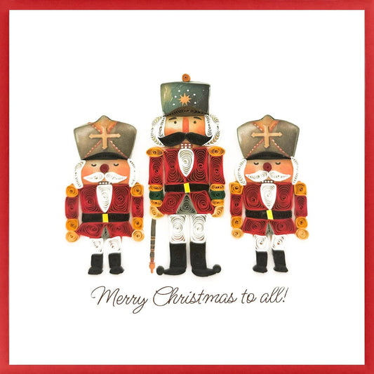 Quilling Card - Nutcracker Trio