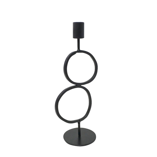 Black Metal Candle Holder