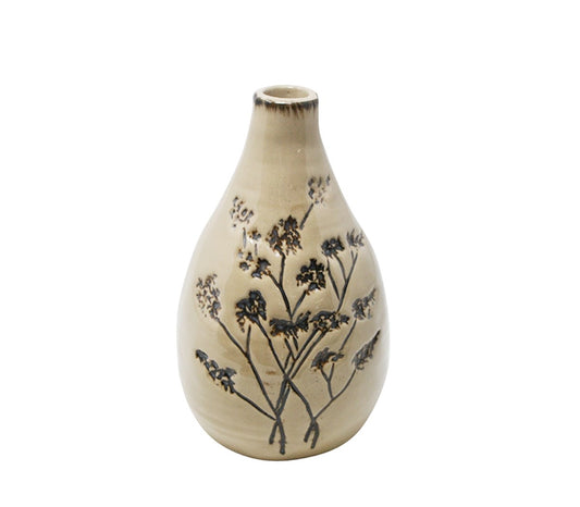 Small Brown Statice Vase