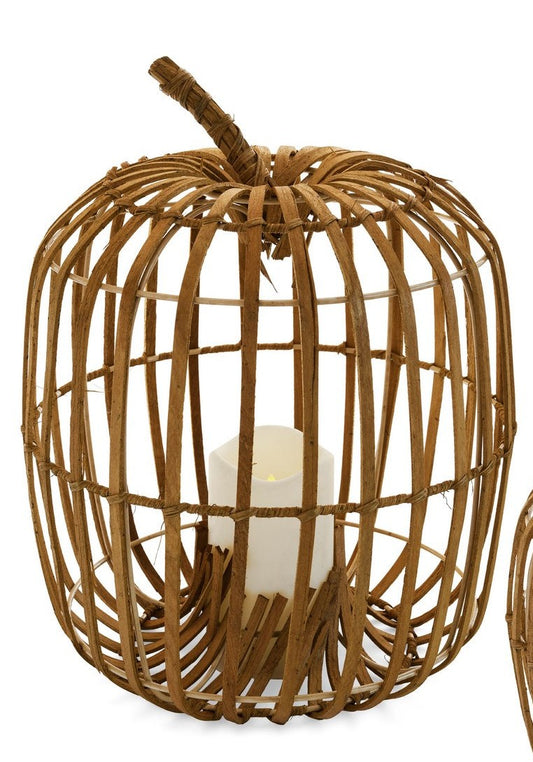 Pumpkin Lantern with LED - Large