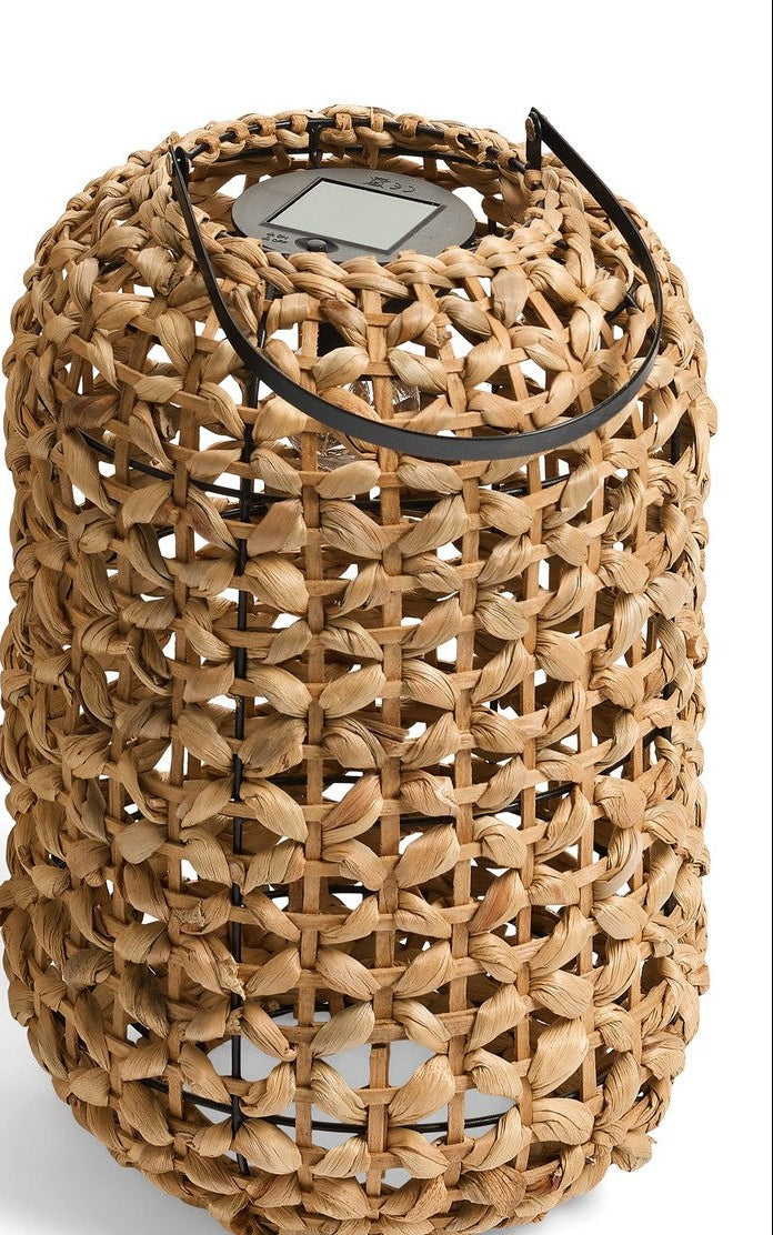 Solar Braided Grass Lantern - Assorted Sizes