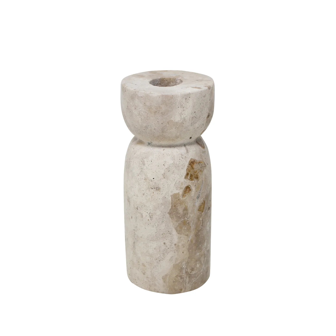 Large Leopard Marble Candle Holder