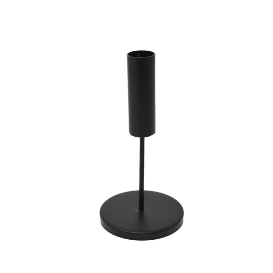 Small Black Metal Taper Candle Holder