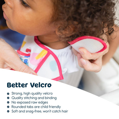 Mess Proof Bib - Flutter Ruffle (3pk)