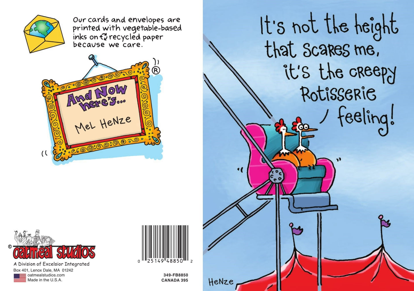 It's Not The Height That Scares - Birthday Card