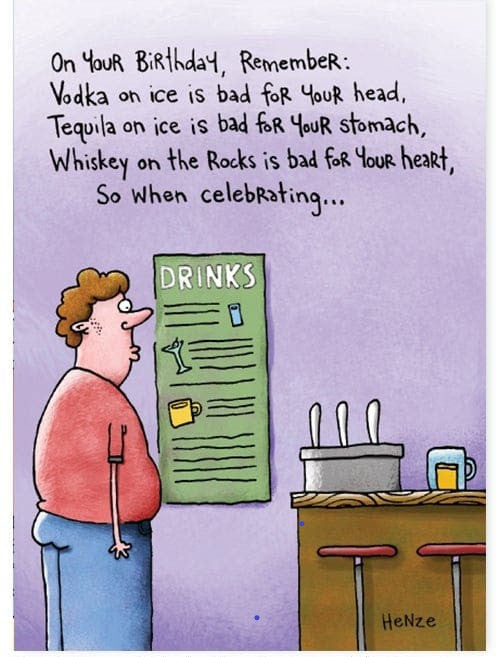 Birthday Card - Ditch the Ice