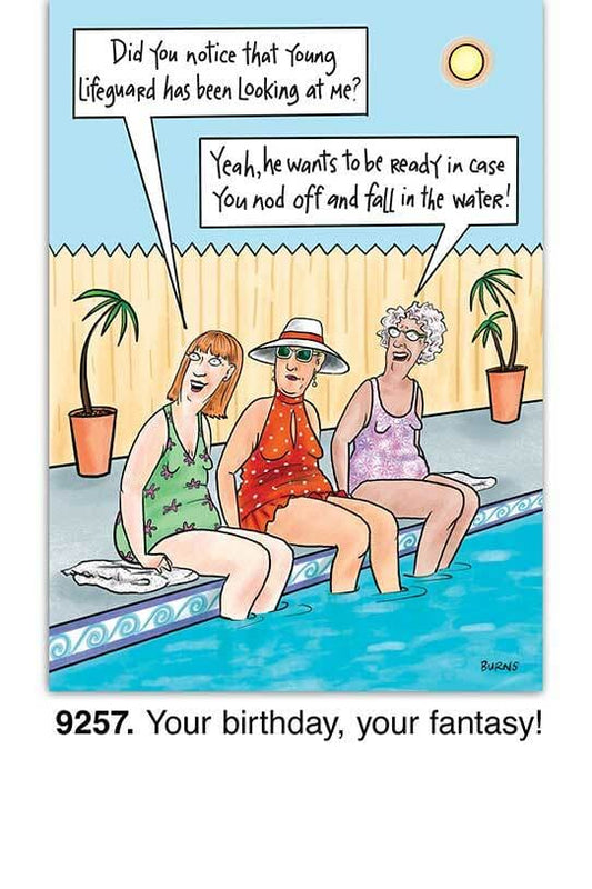 Birthday Card - Lifeguard