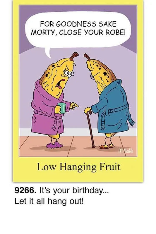 Low Hanging Fruit Birthday Card