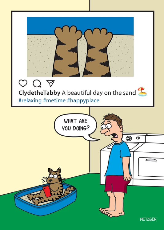 Birthday Card - #Sand
