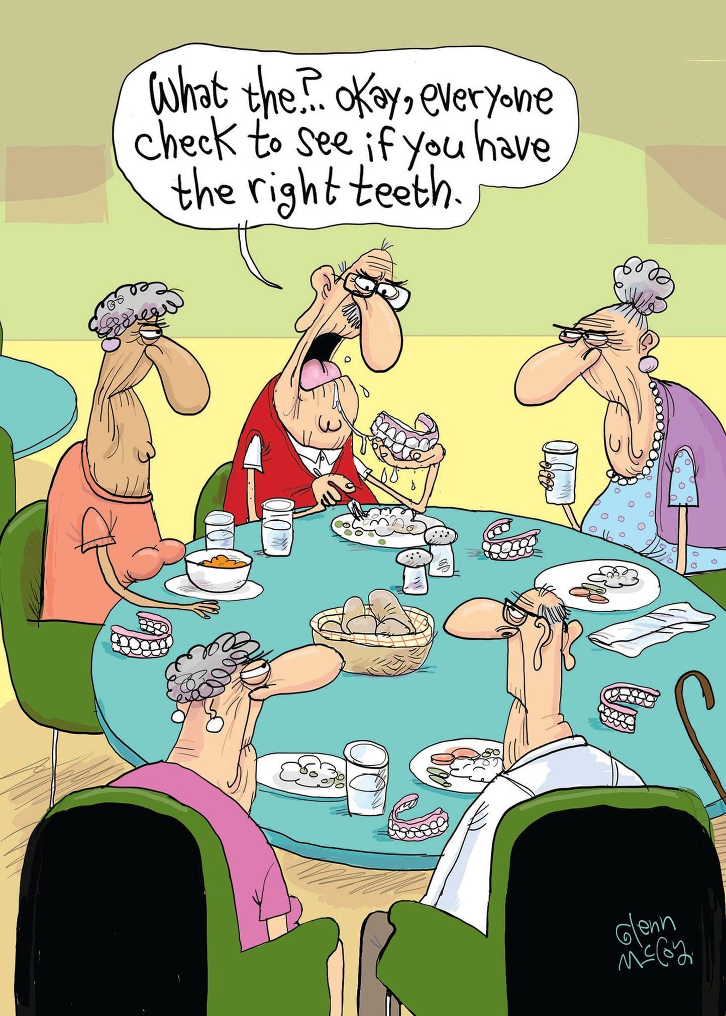 Birthday Card - The Right Teeth