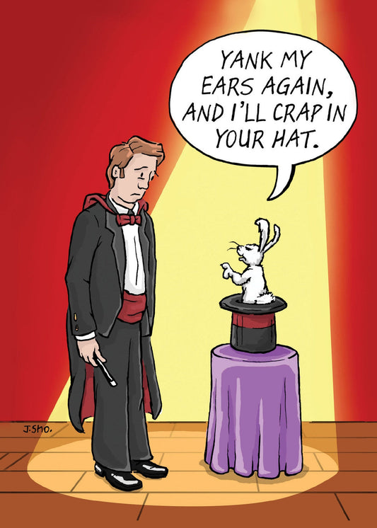 Birthday Card - Crap in Your Hat