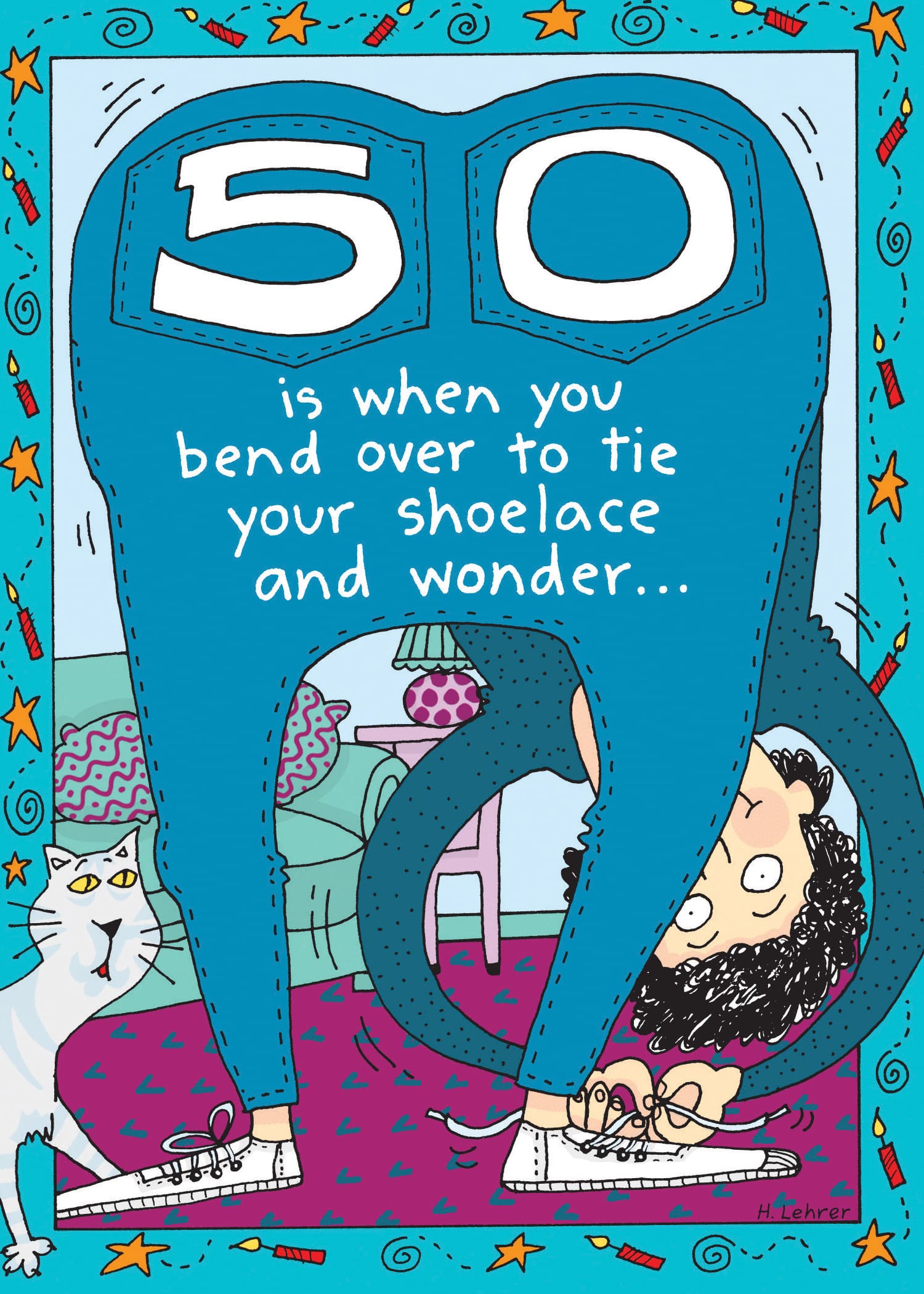 Age Birthday Card - 50 Is When You - Joshua & Company
